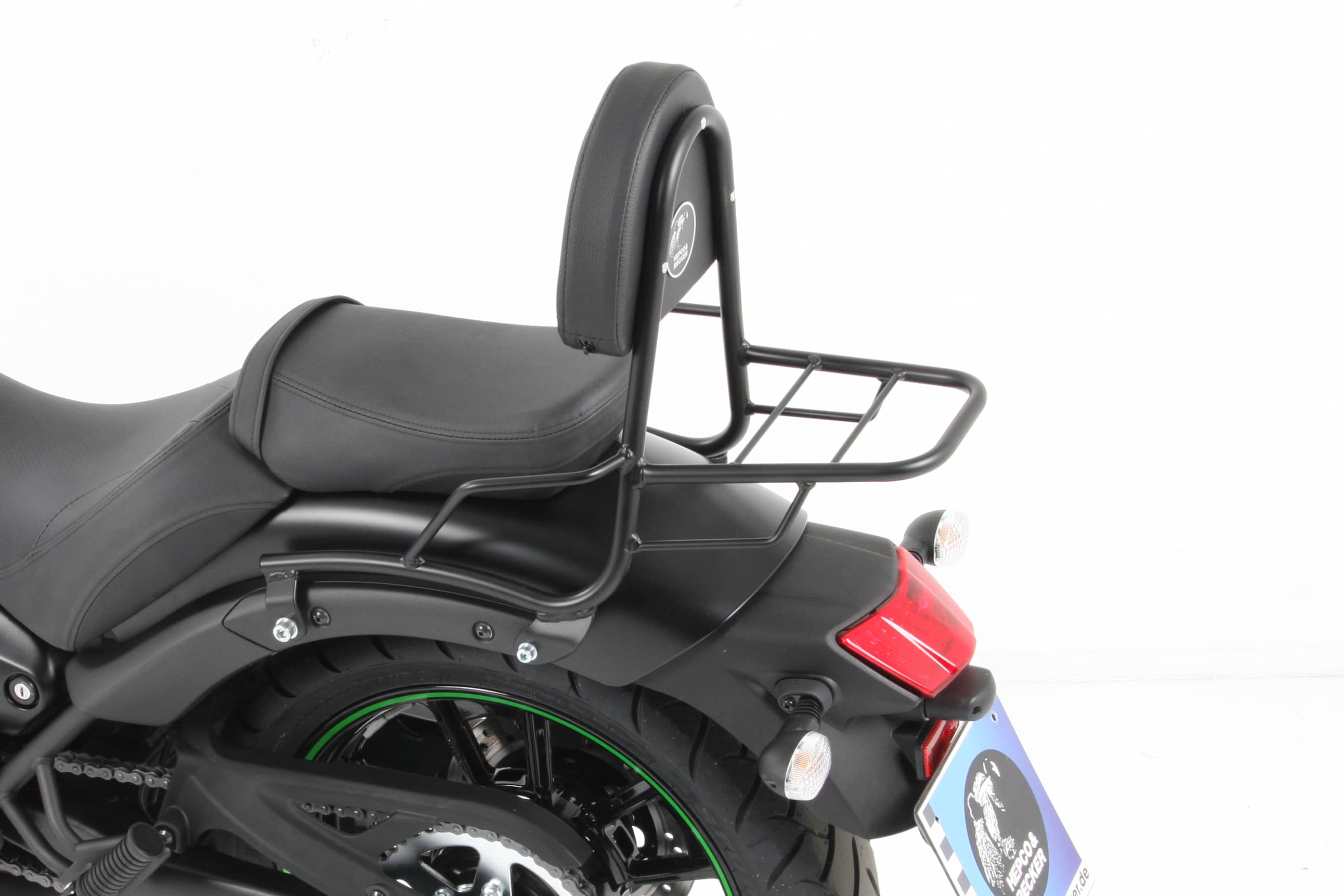 Sissybar mit Gepäckträger schwarz für Kawasaki Vulcan S (2015-)