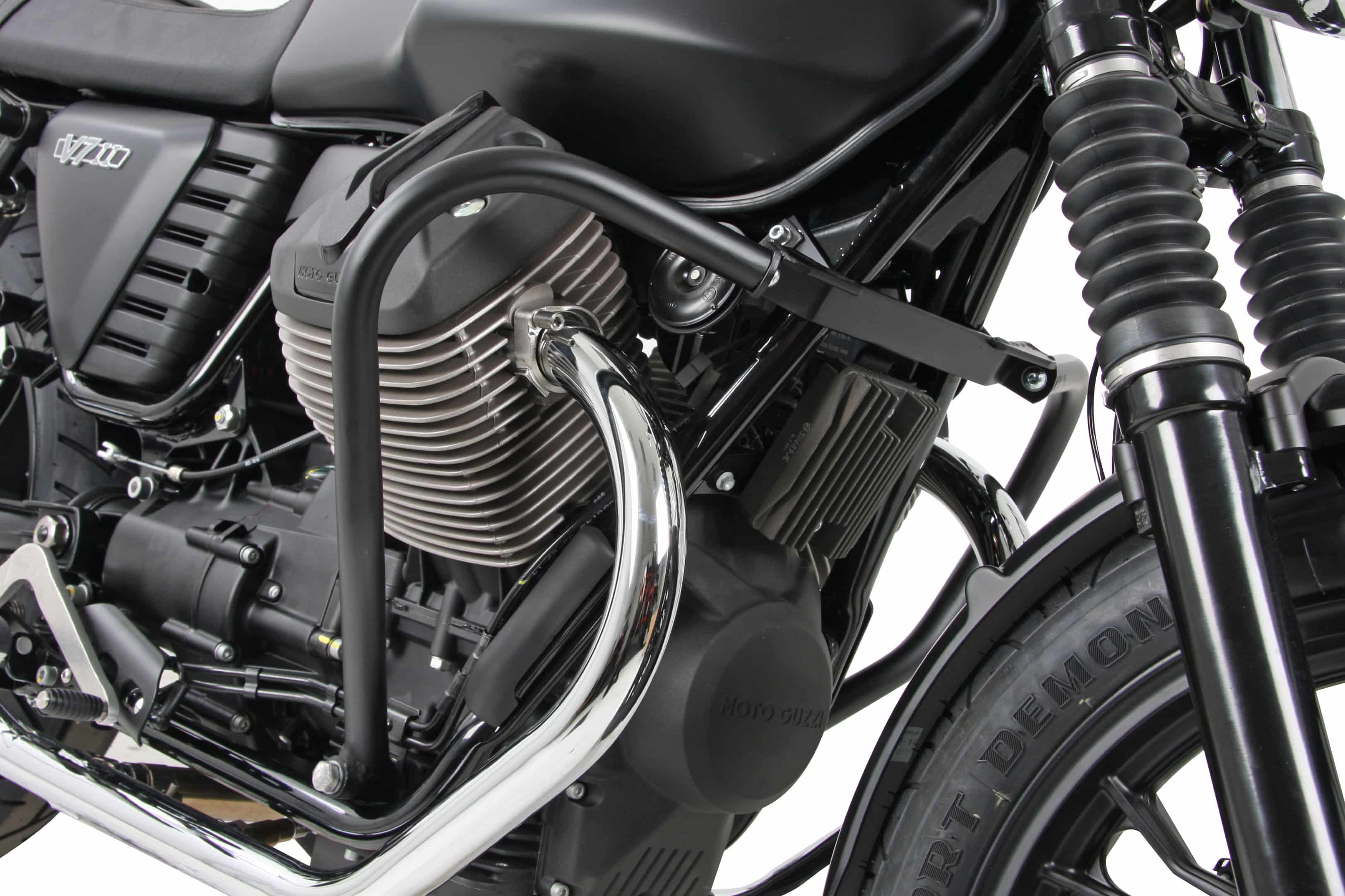 Engine protection bar black for Moto Guzzi V 7 II (2015-2016)