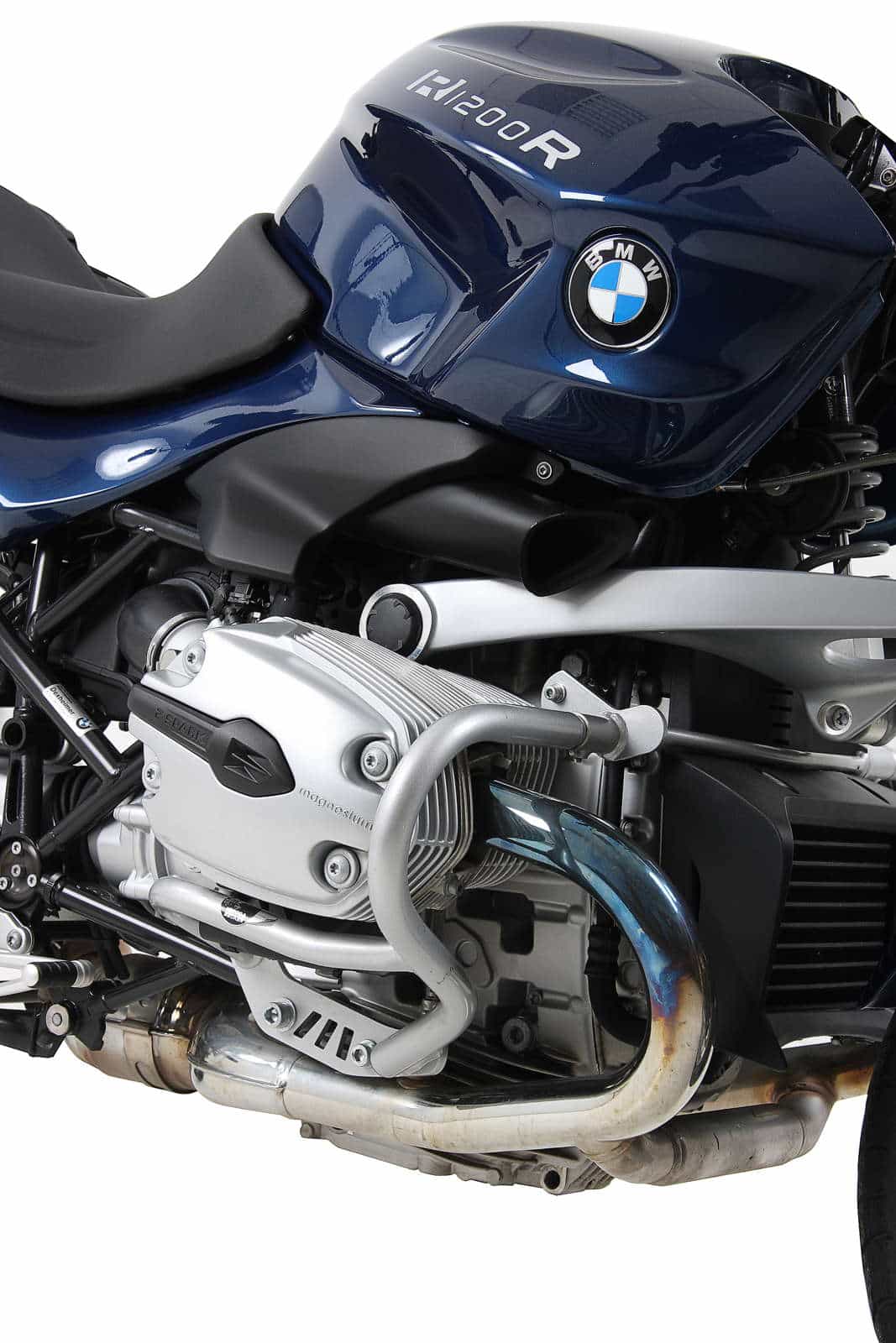 Motorschutzbügel silber für BMW R 1200 R (2011-2014)