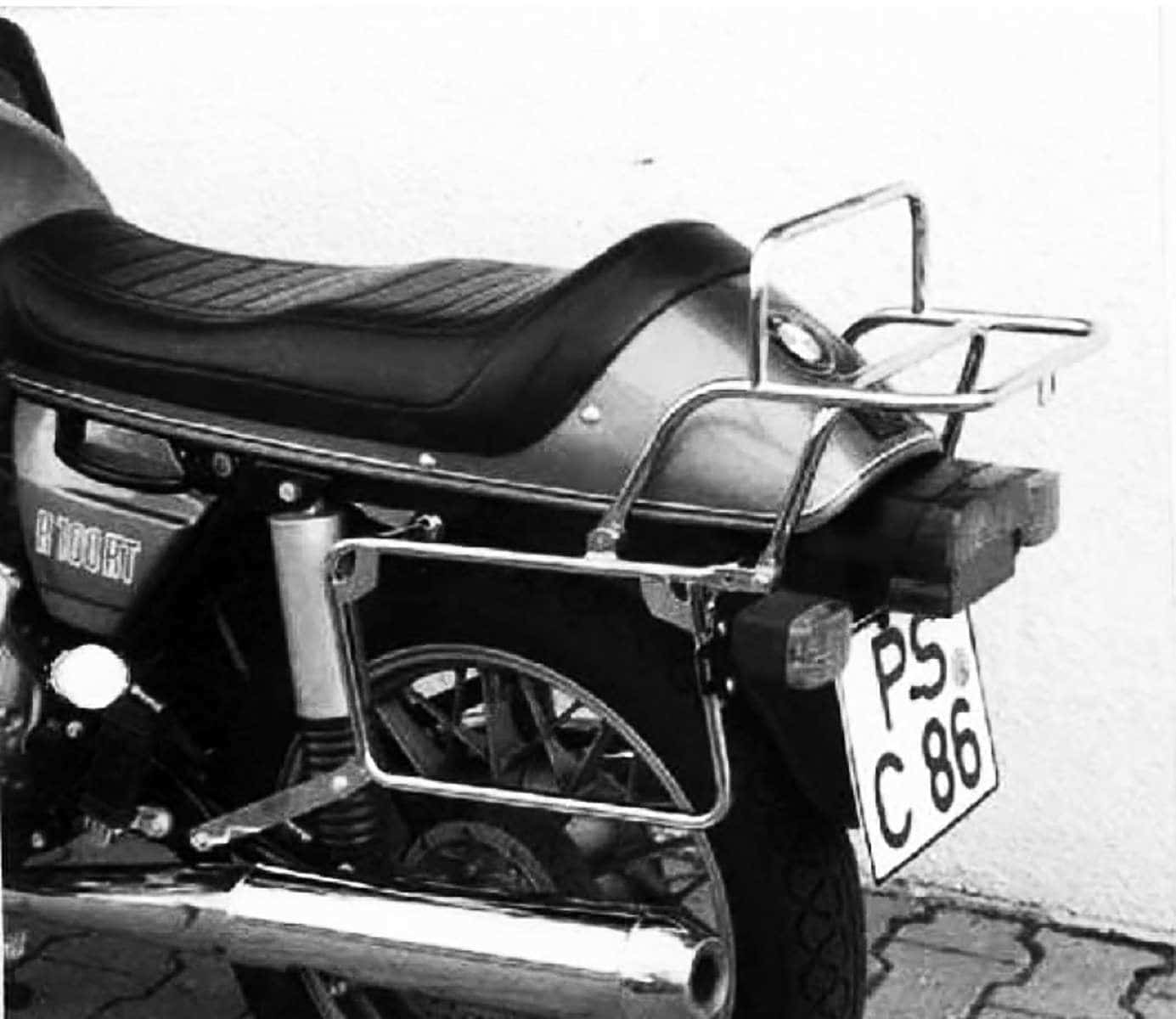 Complete carrier set (side- and topcase carrier) chrome for BMW R 80 RT (1981-1985)/R 100 RT (1978-1985)/R 100 RS