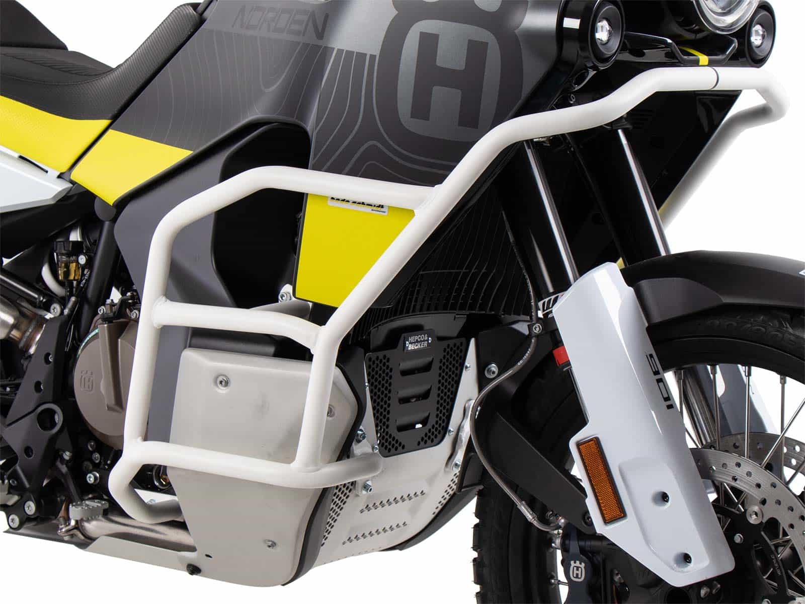 Engine protection bar "Solid" white for Husqvarna Norden 901 (2022-)