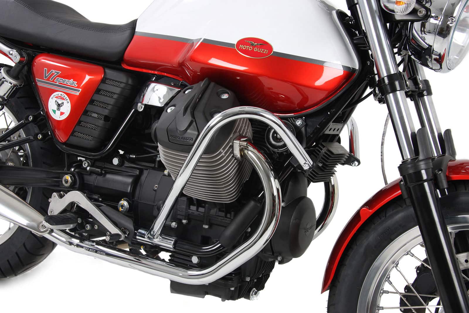 Motorschutzbügel chrom für Moto Guzzi V 7 Classic/Café Classic/Special (2008-2014)