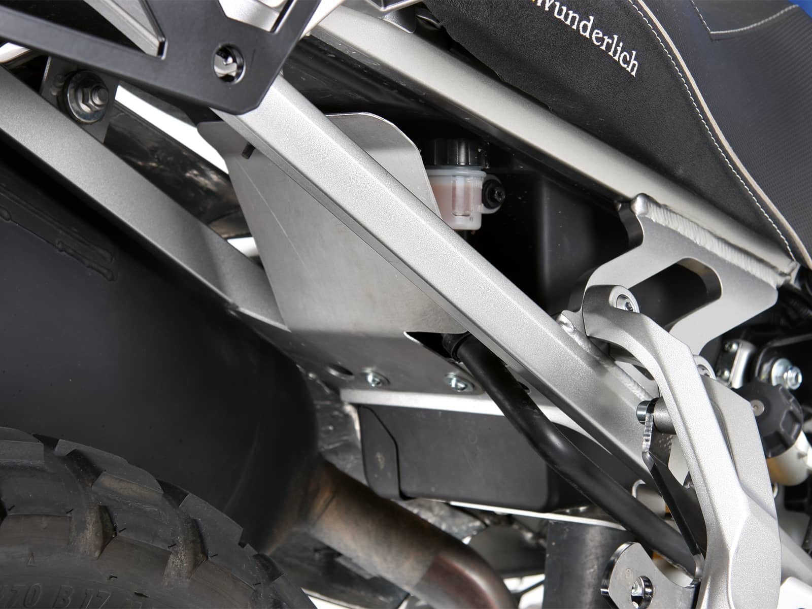 Schutz Bremsflüssigkeitsbehälter silber für Yamaha XT 1200 Z/ZE Super Ténéré (2010-2020)