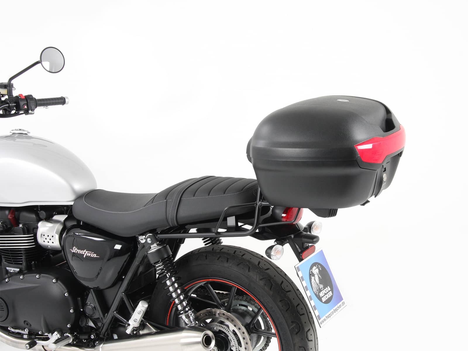 Black BY HEPCO AND BECKER Triumph Street Twin C-Bow Sidecarrier 2016-18