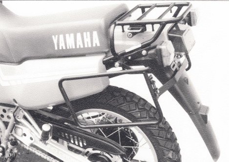 Seitenkofferträger festverschraubt schwarz für Yamaha XT 600 Ténéré (1988-1990)