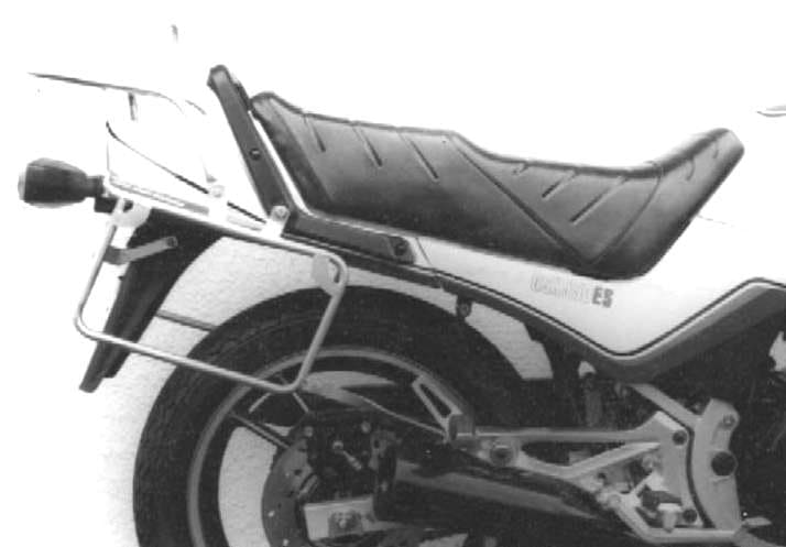 Komplettträgerset (Seitenkofferträger und Rohrgepäckbrücke Topcaseträger) schwarz für Suzuki GSX 550 ES/EF/EU (1982-1988)