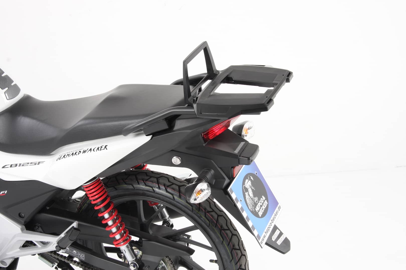 Alurack Topcaseträger schwarz für Honda CB 125 F (2015-2020)