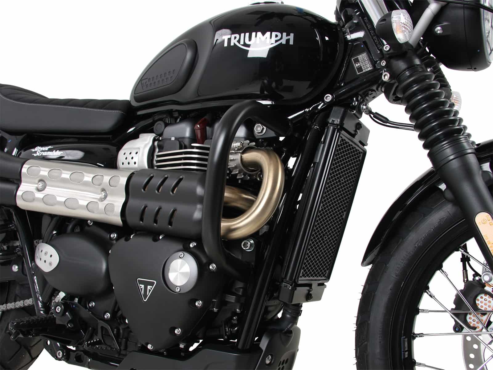 Engine protection bar black for Triumph Street Scrambler (2017-)