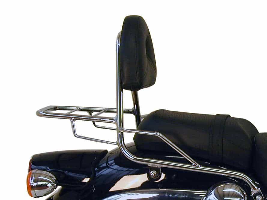 Sissybar mit Gepäckträger chrom für Moto Guzzi California Special (2001-2002)