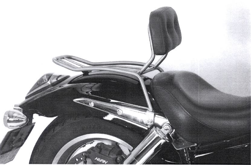 Solorack ohne Rückenpolster chrom für Honda VTX 1800 (2001-2006)