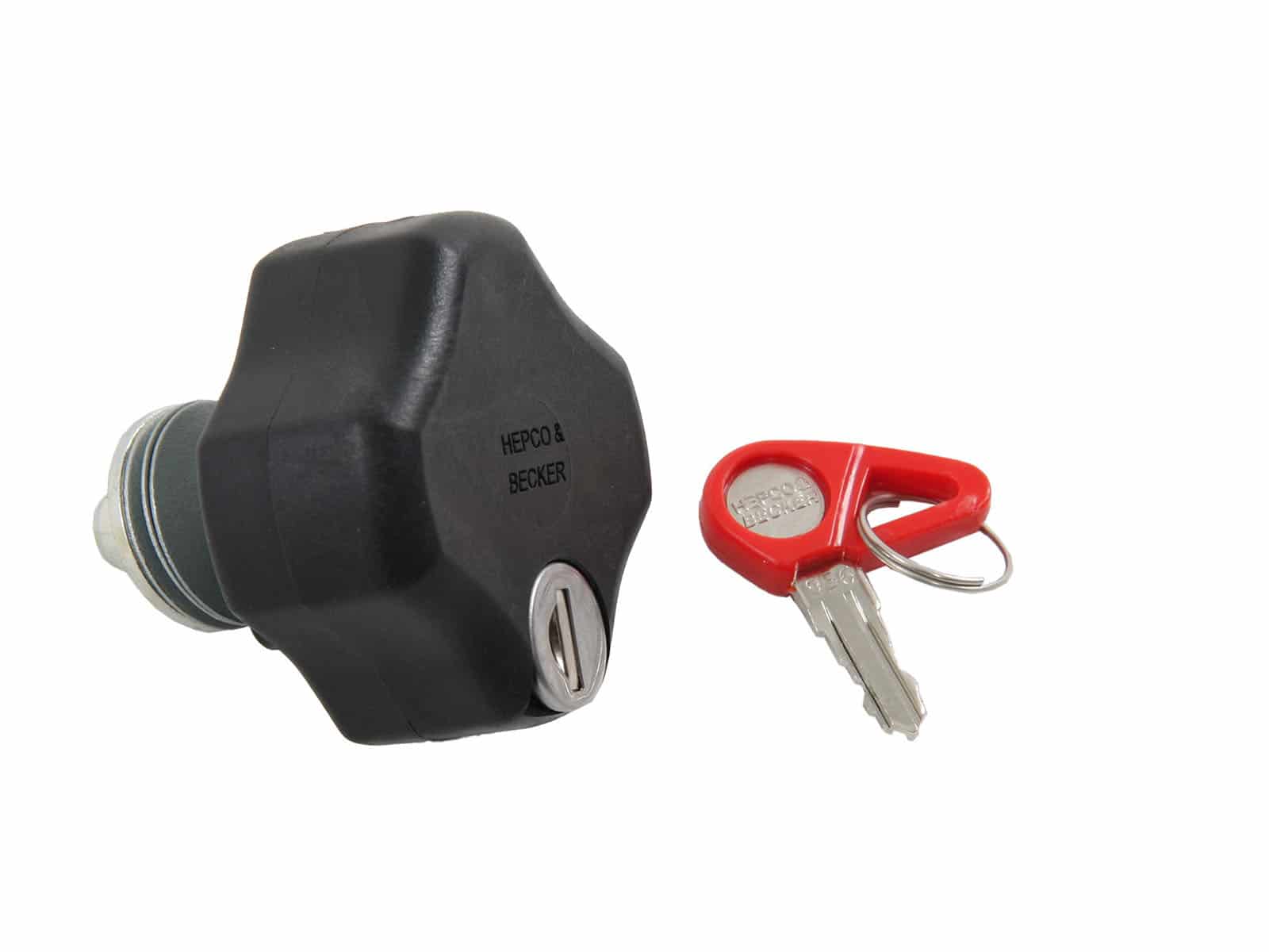 Lock-it Schraube abschließbar, inkl. Zylinder und Schlüssel für Hepco&Becker Lock-it Seitenkofferträger