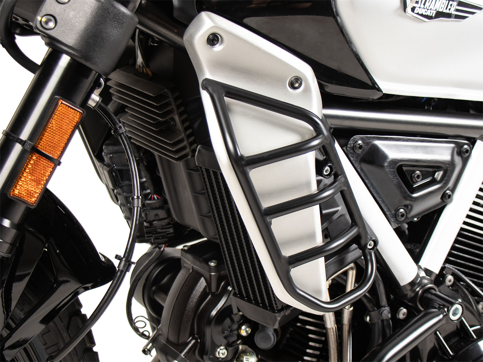 Kühlerschutz schwarz für Ducati Scrambler 800 Icon (2023-)
