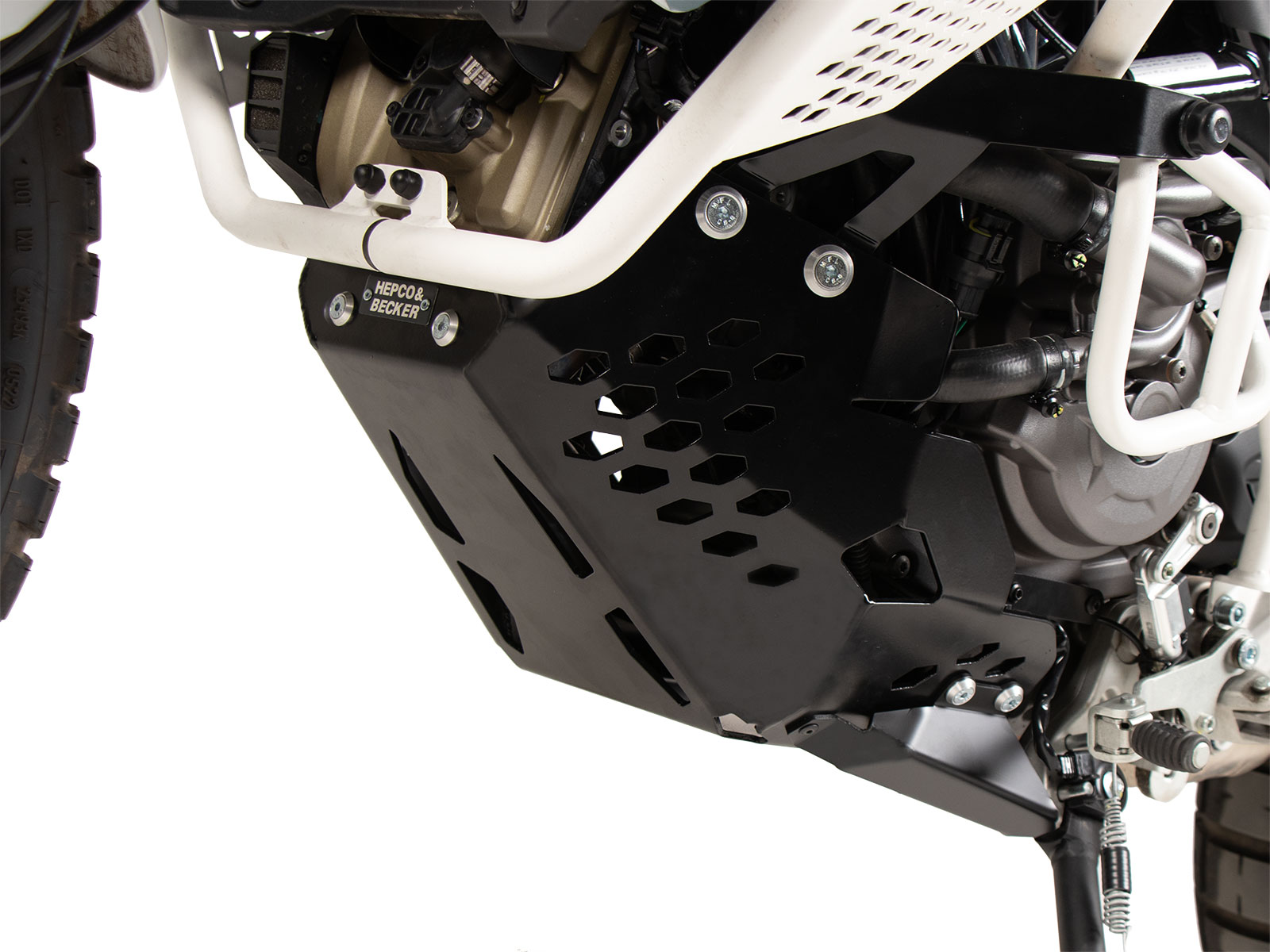 Motorschutzplatte schwarz für Ducati Desert X (2022-)