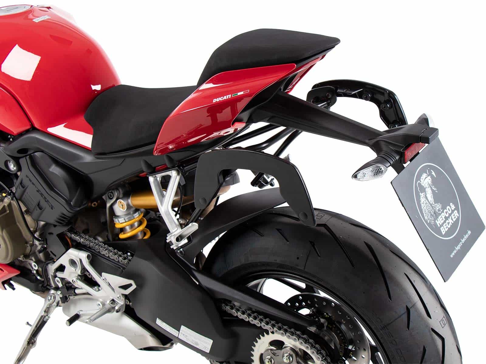 C-Bow Seitenträger schwarz für Ducati Panigale V4/S/R (2018-)