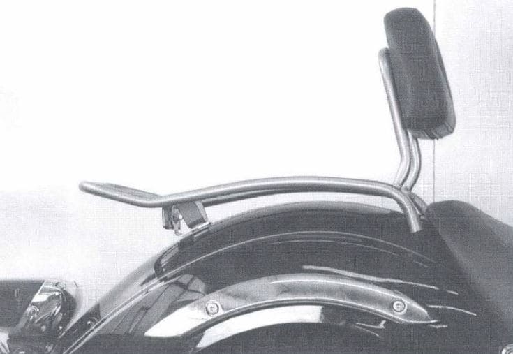 Solorack ohne Rückenpolster chrom für Yamaha XVS 125/250 Drag Star (2000-2004)