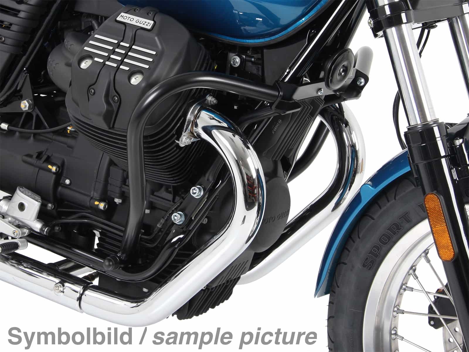 Motorschutzbügel chrom für Moto Guzzi V7 III (Carbon, Milano, Rough) (2018-2020)