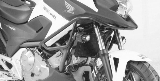  Barra de protección del motor negra para Honda NC X (