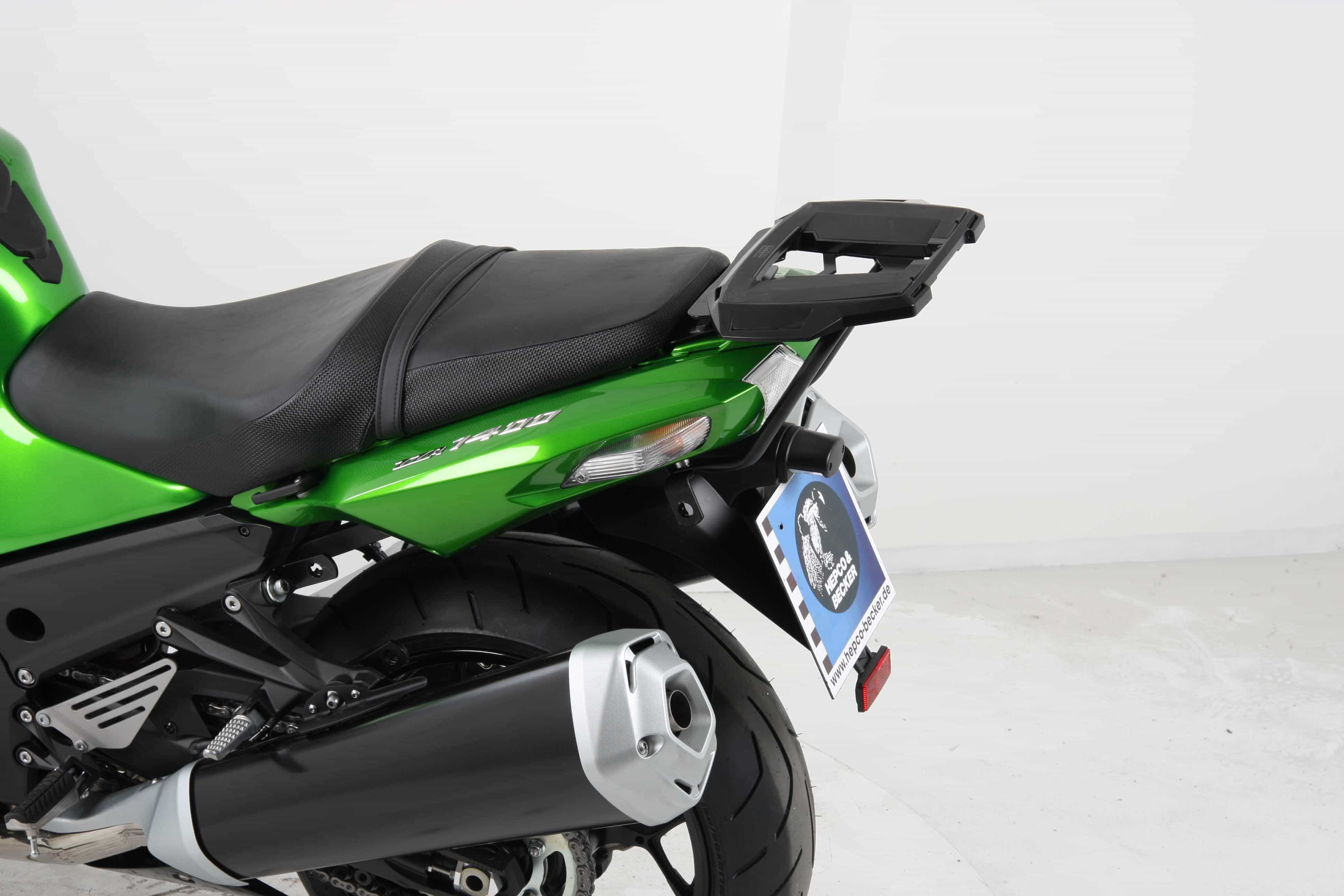 Alurack Topcaseträger schwarz für Kawasaki ZZ-R 1400 (2006-2011)