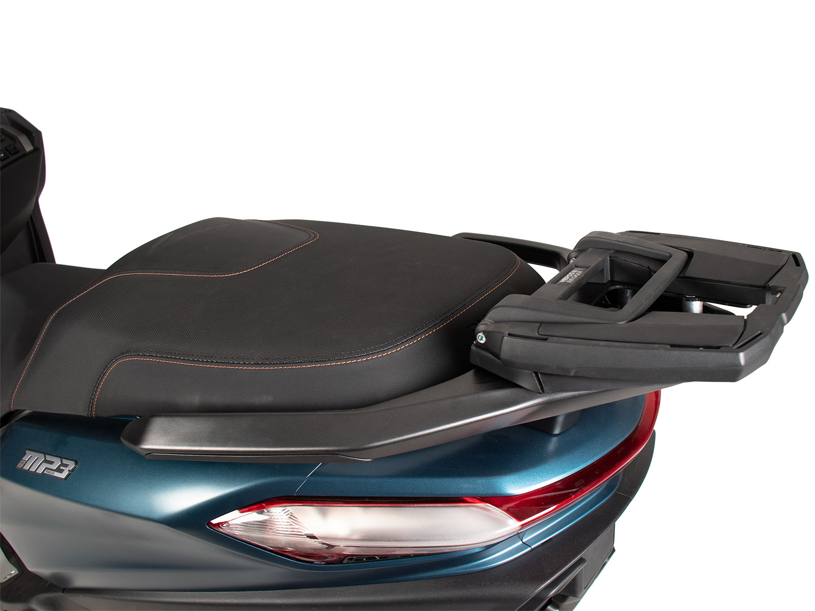 Easyrack topcasecarrier black for combination with original rear rack for Piaggio MP3 400 / MP3 Sport 400 (2022-)
