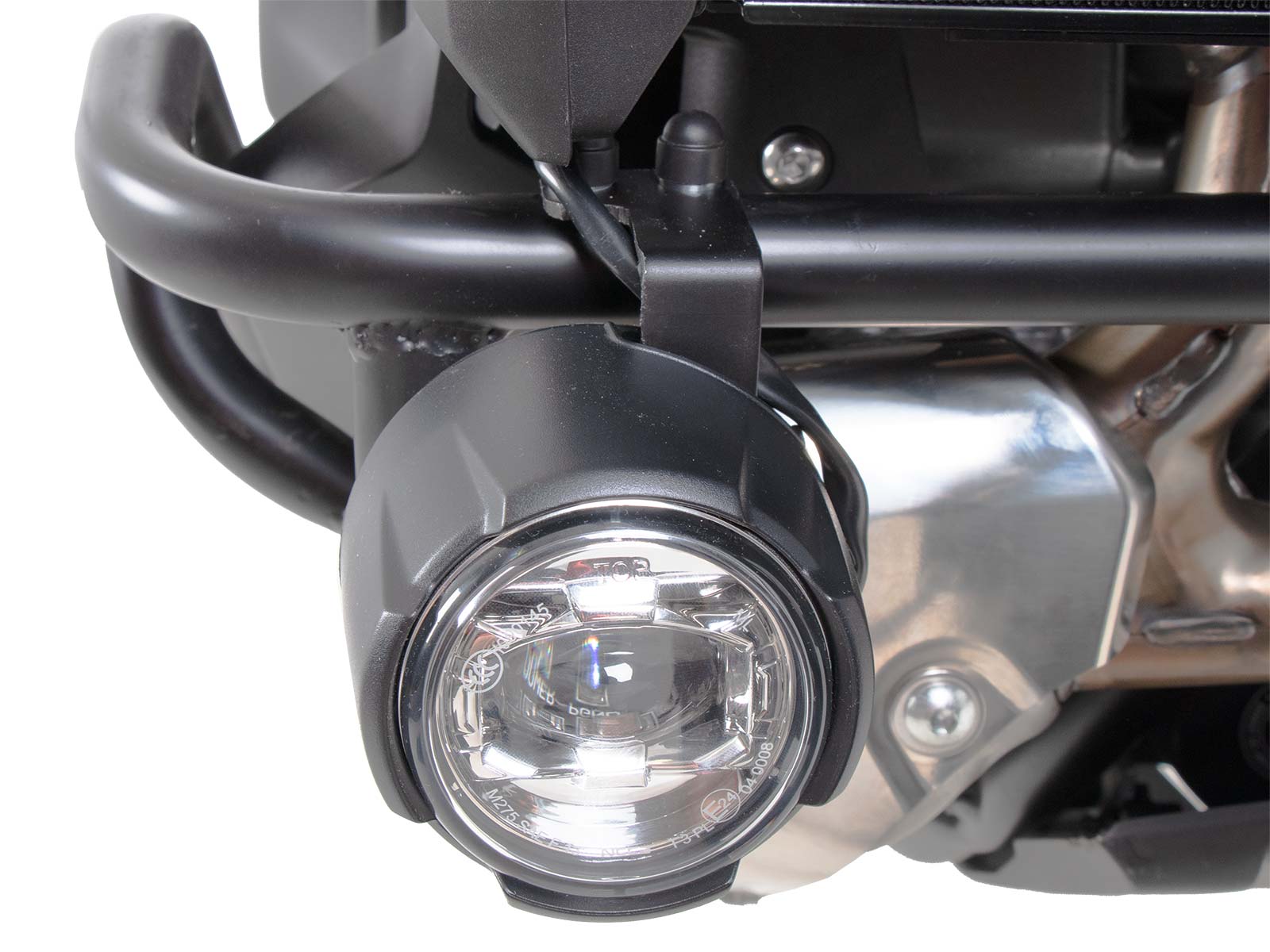 Adapterset schwarz für original Zusatzscheinwerfer für Kombination mit Hepco&Becker Motorschutzbügel  für Honda NT 1100 (2022-)
