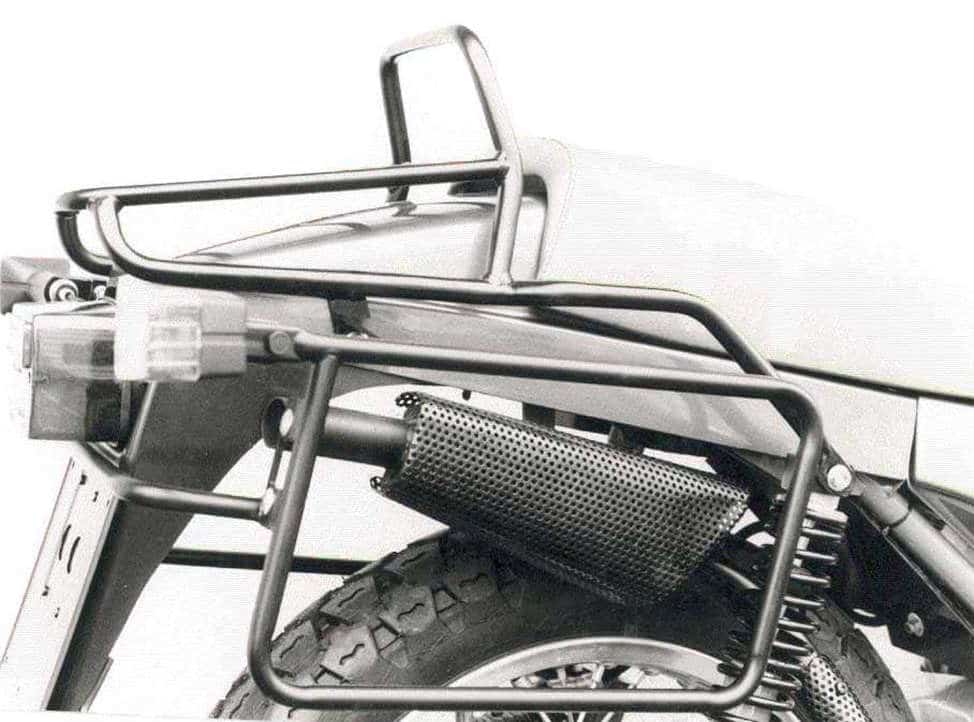 Seitenkofferträger festverschraubt schwarz für Moto Guzzi V 65 TT (1984-1988)