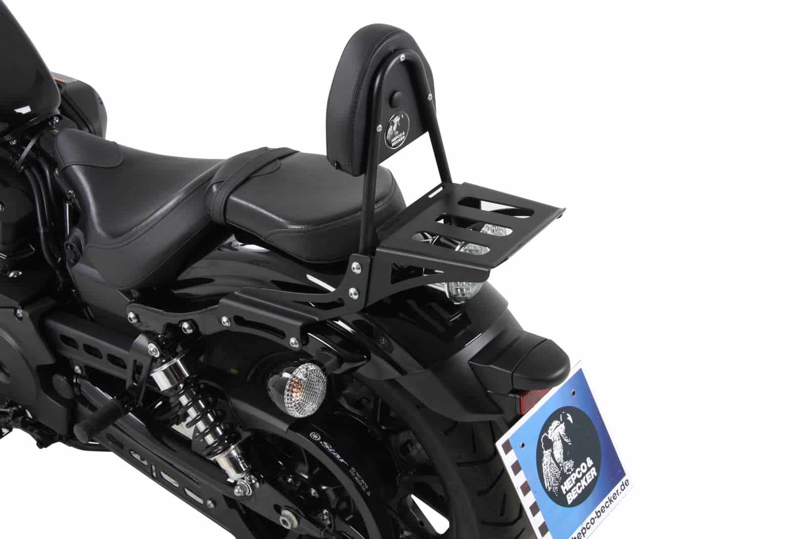 Sissybar mit Gepäckträger schwarz für Yamaha XV 950/R (2013-2020)