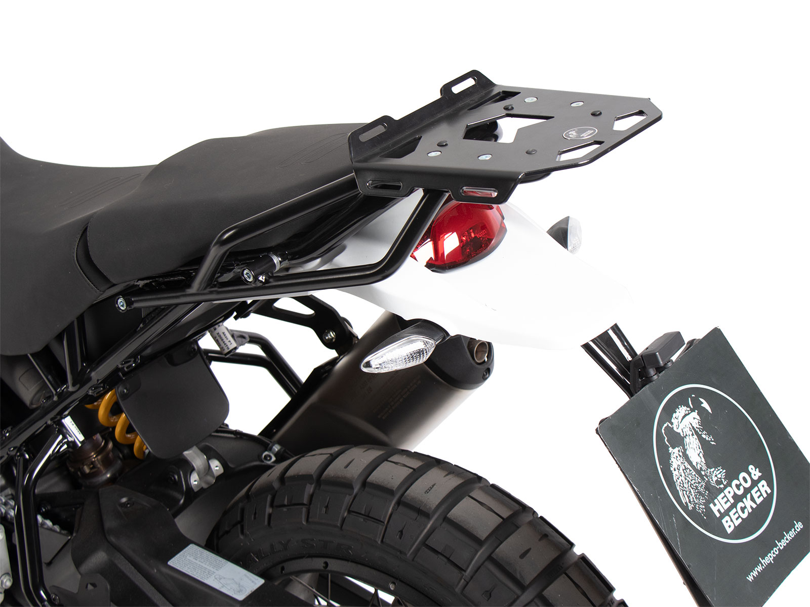 Minirack Softgepäck-Heckträger schwarz für Ducati Desert X (2022-)