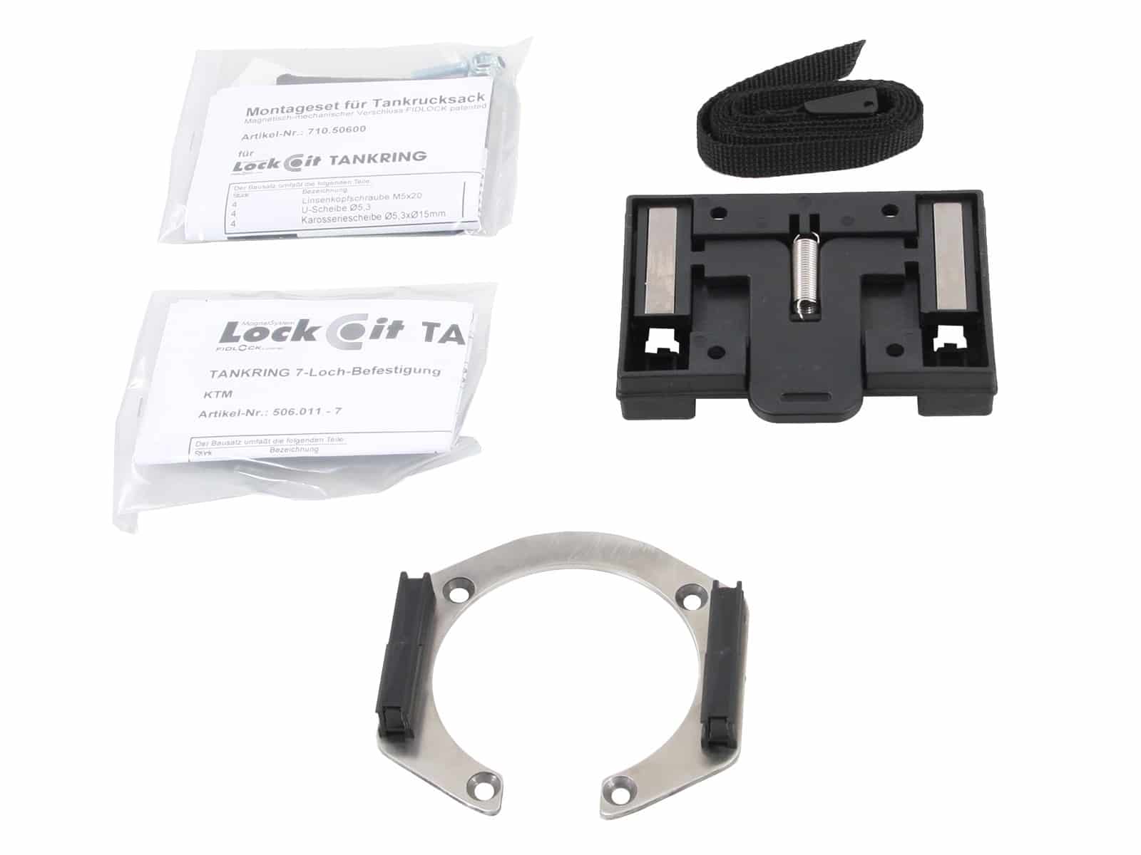 Tankring Lock-it inkl. Tankrucksackverschlusseinheit für KTM 390 Duke (2013)