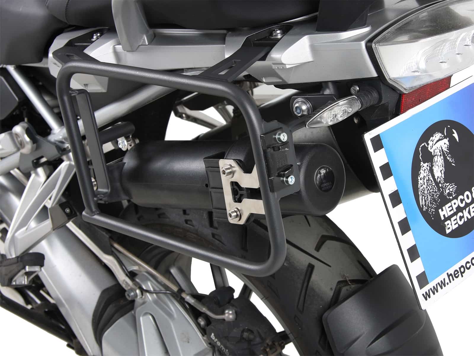 Werkzeugbox 29 x 8 cm für Seitenkofferträger Lock-it schwarz für BMW R 1200 GS Adventure (2014-2018)