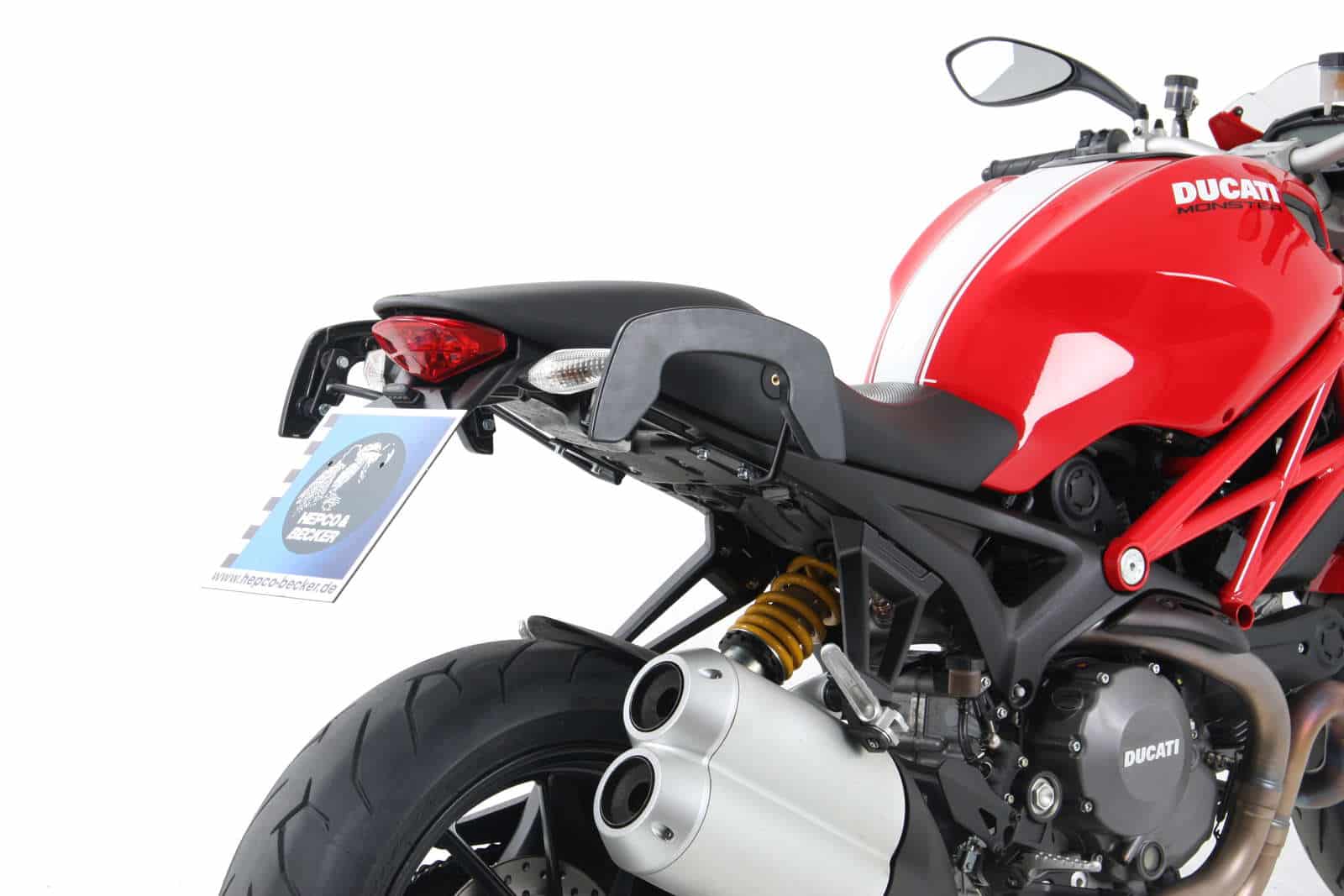 C-Bow Seitenträger schwarz für Ducati Monster 1100 evo (2011-2013)