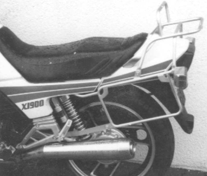 Komplettträgerset (Seitenkofferträger und Rohrgepäckbrücke Topcaseträger) schwarz für Yamaha XJ 750/900 F (1985-1994)