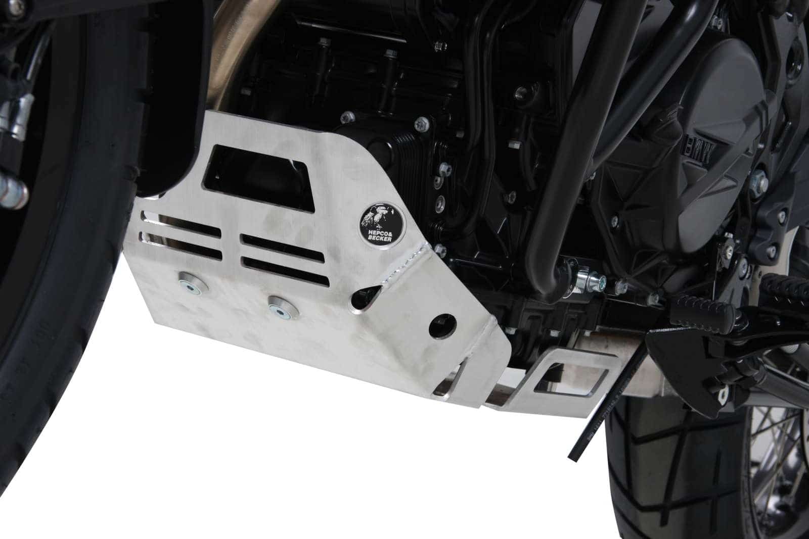 Engine protection plate aluminium for BMW F 650 GS Twin (2008-2011)/F 700 GS (2012-2017)
