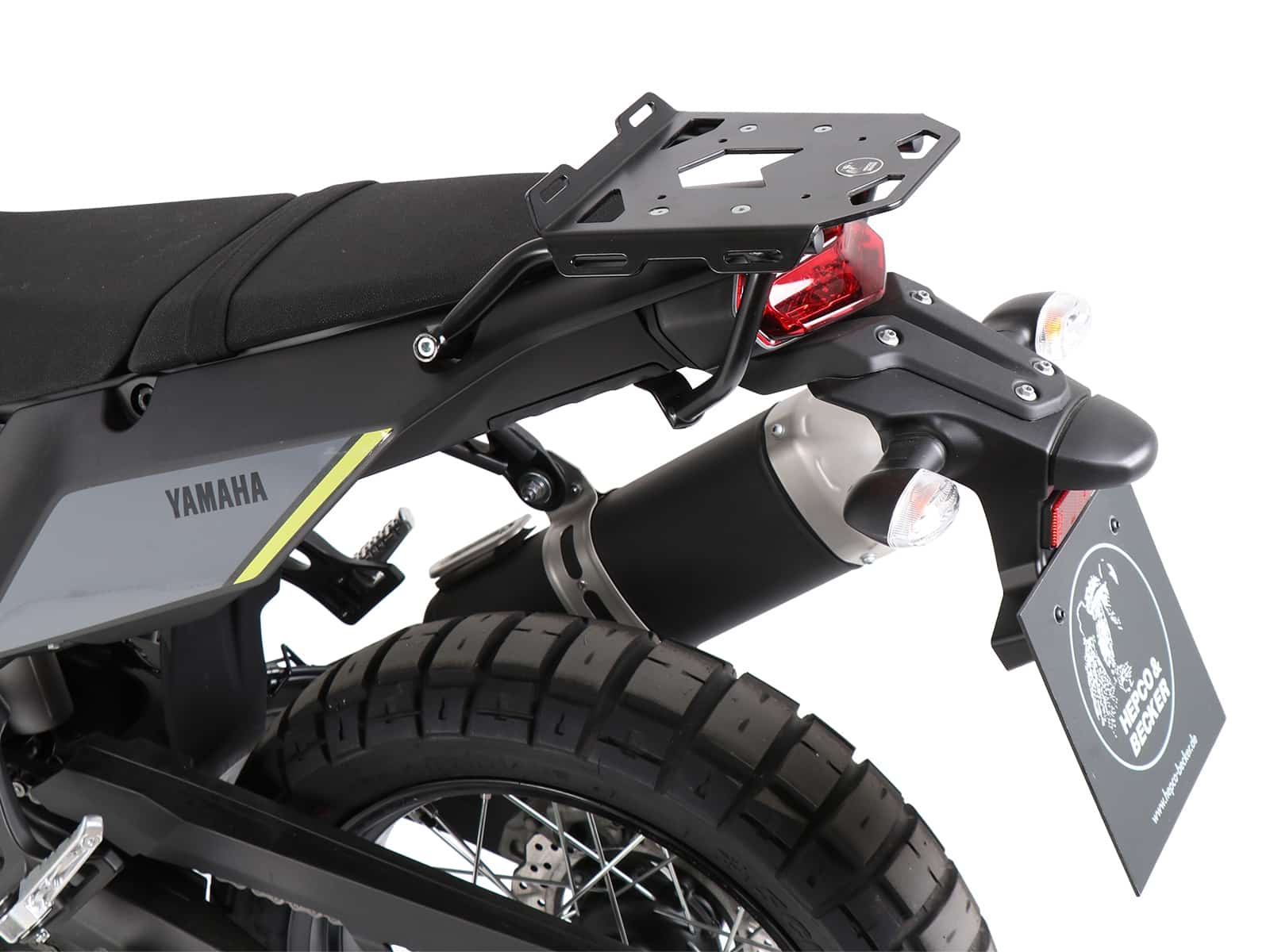 Minirack Softgepäck-Heckträger schwarz für Yamaha Ténéré 700 World Raid (2022-) /World Rally (2023-)