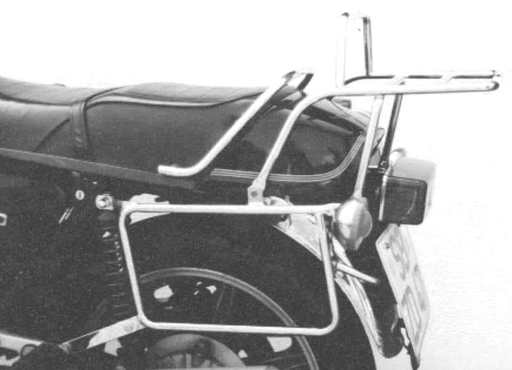 Komplettträgerset (Seitenkofferträger und Rohrgepäckbrücke Topcaseträger) chrom für Yamaha XS 850 (1980-1982)
