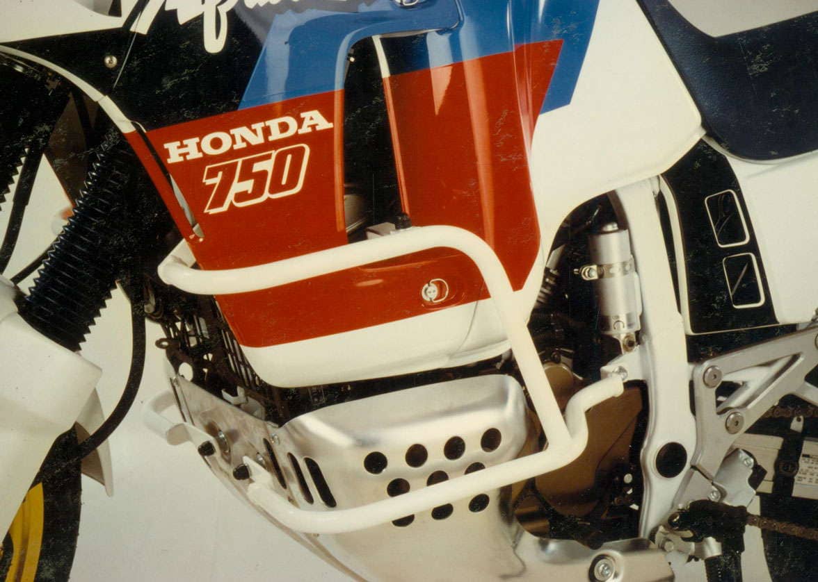 Motorschutzbügel weiß für Honda XRV 650/750 (1988-1992)