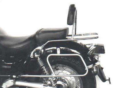 Rohr-Ledertaschenhalter chrom für Yamaha XV 535/S Virago (1988-1998)