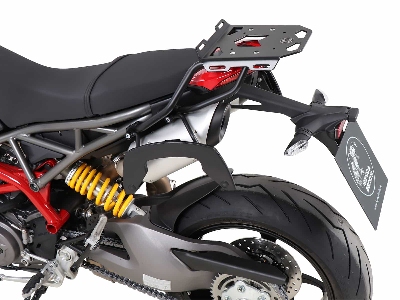 C-Bow Seitenträger schwarz für Ducati Hypermotard 950/SP (2019-)