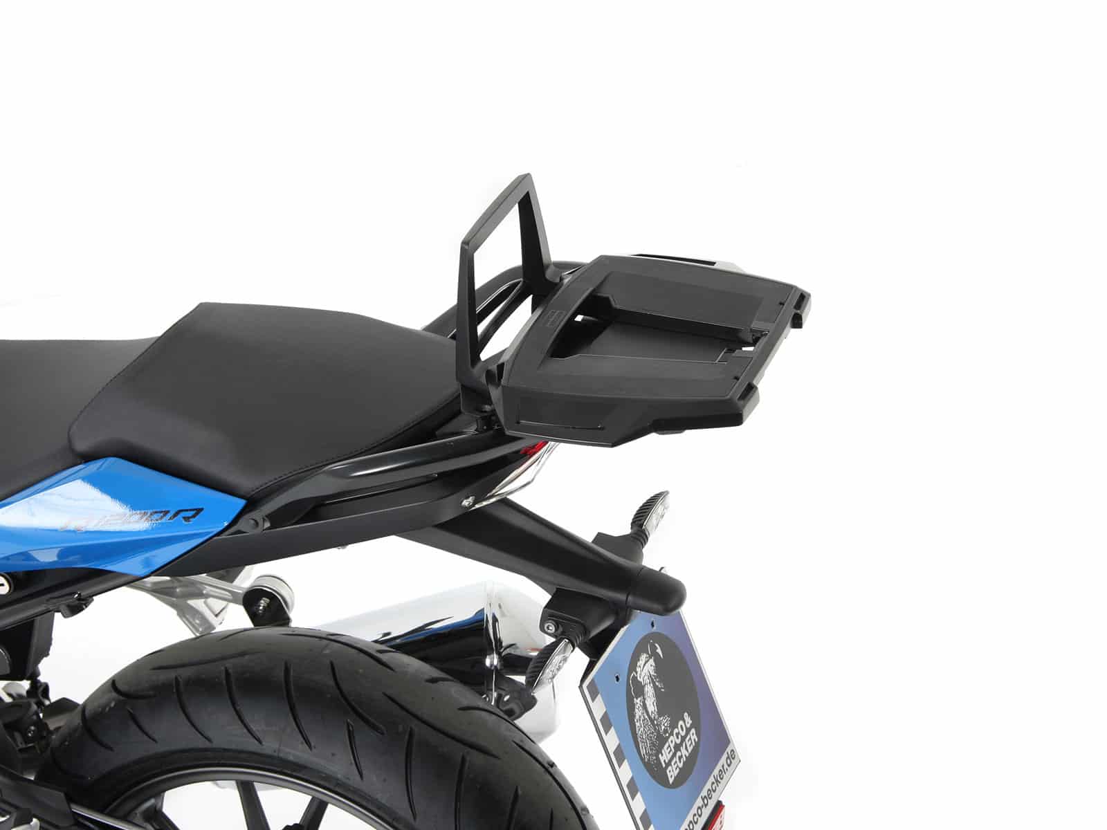 Alurack top case carrier black for combination with BMW rear-rack for BMW R 1250 R (2019-)
