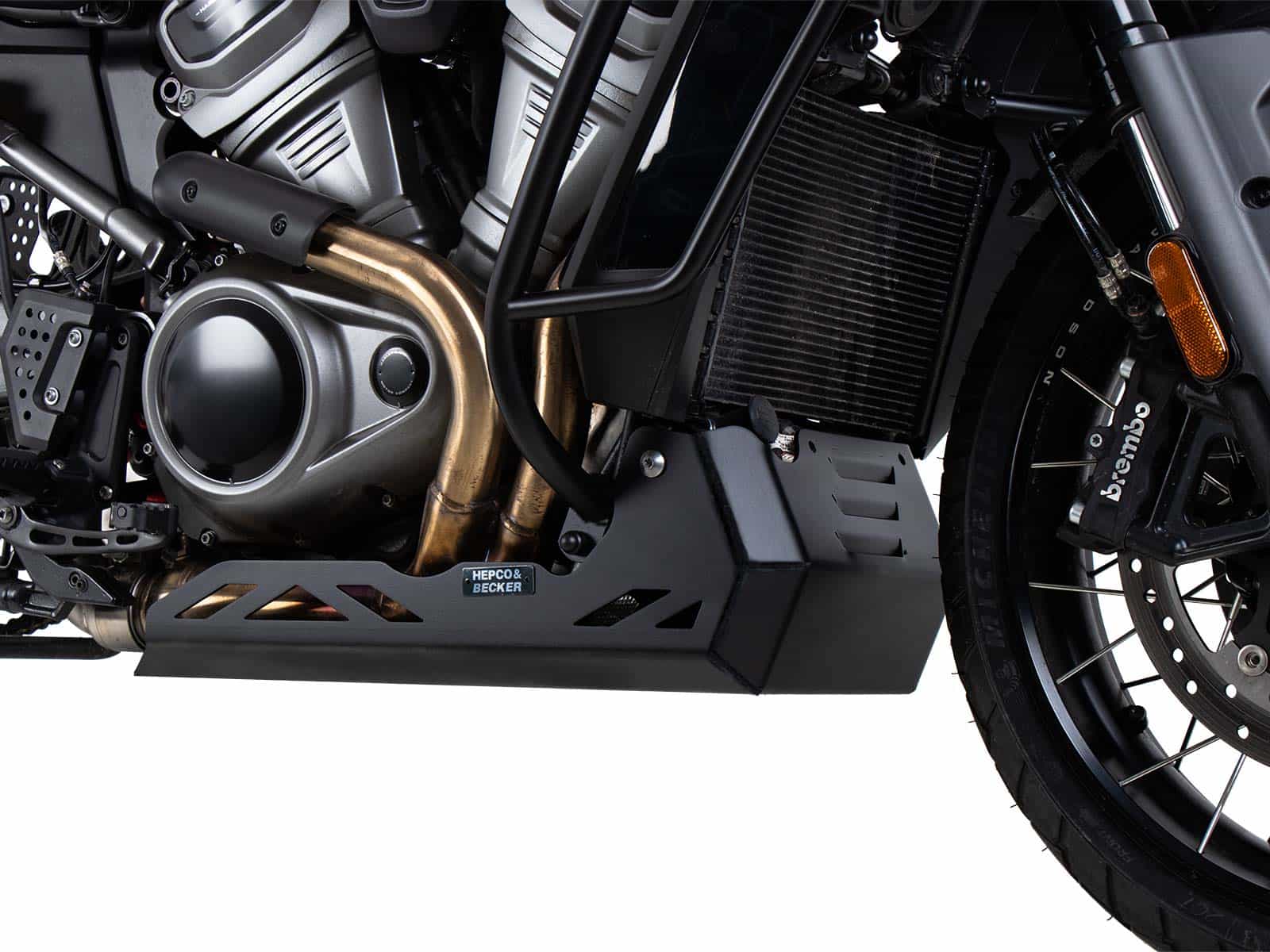 Motorschutzplatte schwarz für Harley Davidson Pan America (2021-)