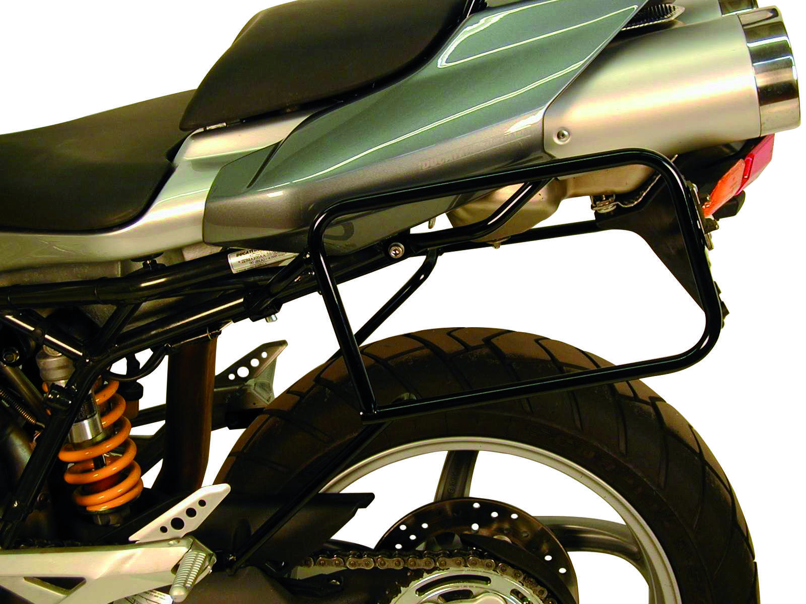 Seitenkofferträger festverschraubt schwarz für Ducati Multistrada 620 (2003-2006)/Multistrada 1000