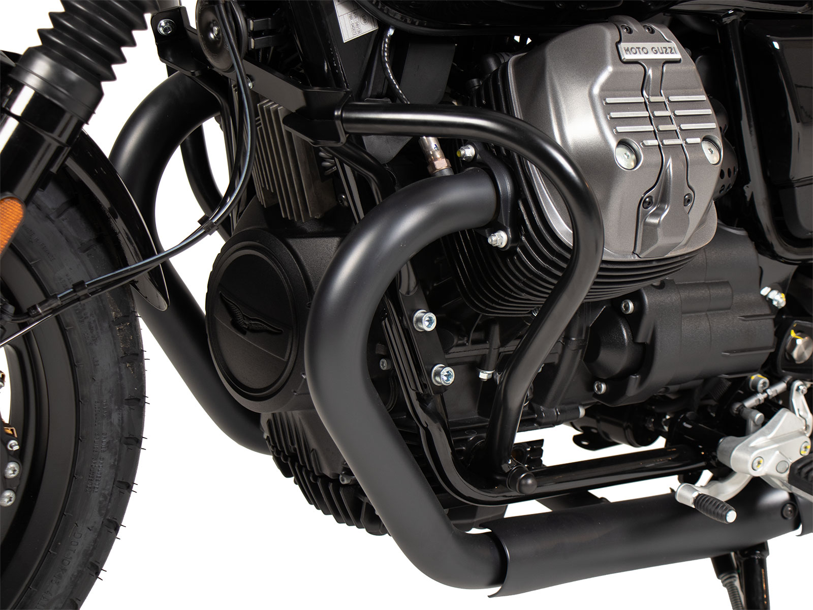 Motorschutzbügel schwarz für Moto Guzzi V7 Stone Special edition (850ccm) (2022-)