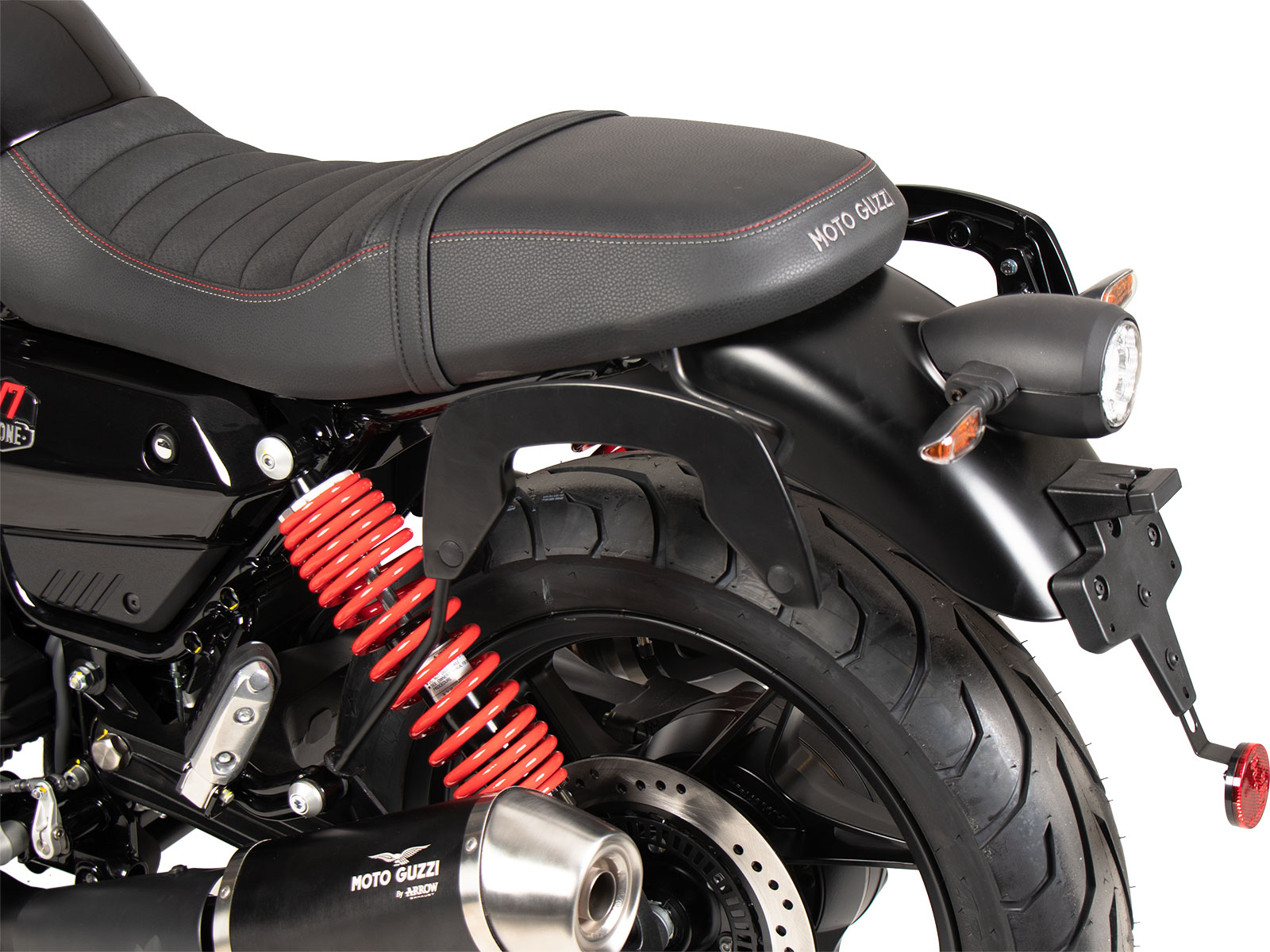 C-Bow Seitenträger schwarz für Moto Guzzi V7 Stone Special edition (850ccm) (2022-)