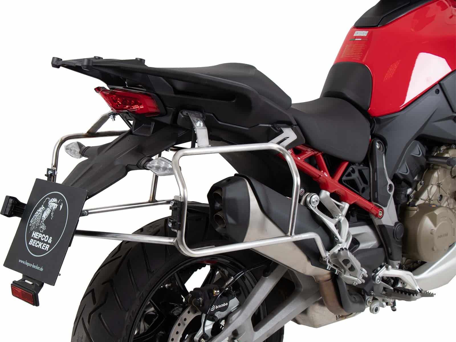 Seitenkofferträger Cutout für Xplorer Cutout Koffer für Ducati Multistrada V4 / S / S Sport / Pikes Peak (2021-)