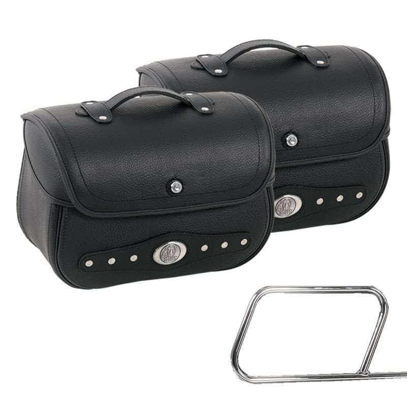 Nevada leather bag set for leather bag holder tube type