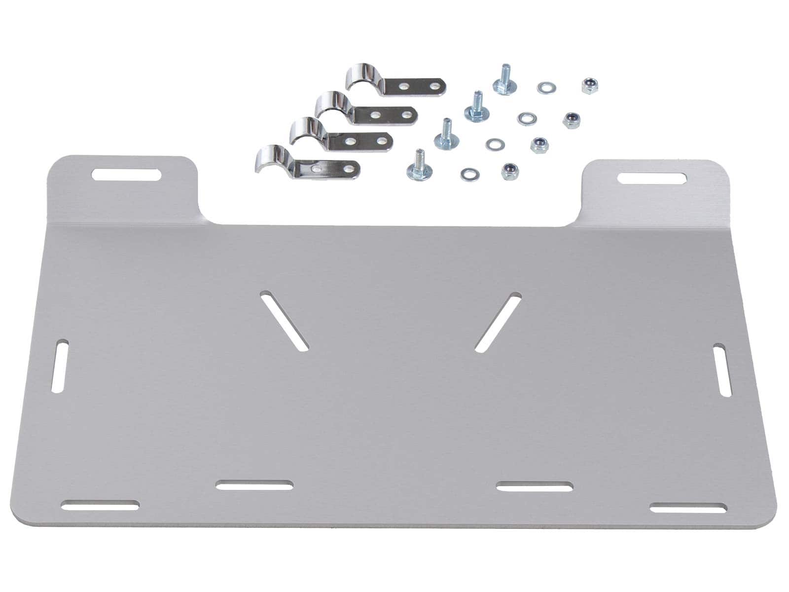 Universal-Alu-Gepäckbrückenverbreiterung für Handbags zur Montage auf Sissybars mit Gepäckbrücken