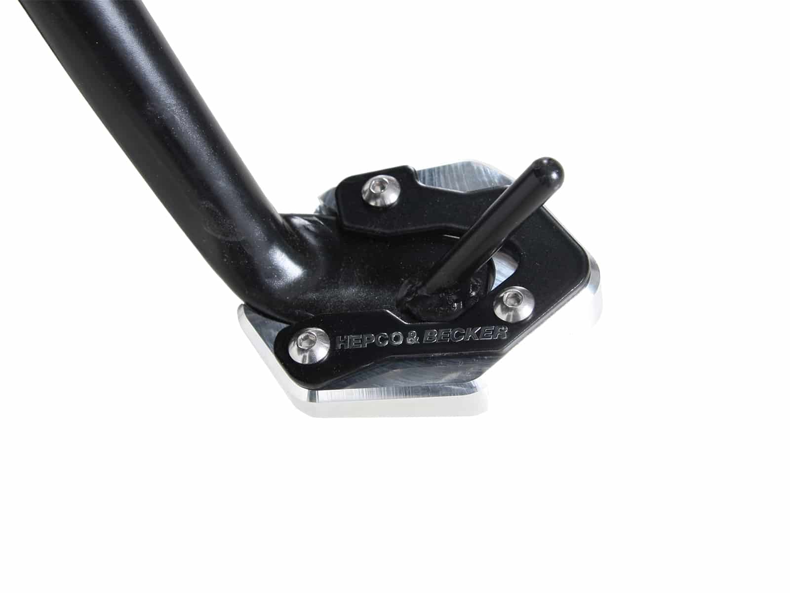 Seitenständerplatte silber/schwarz für Yamaha Tracer 7 / GT (2021-)