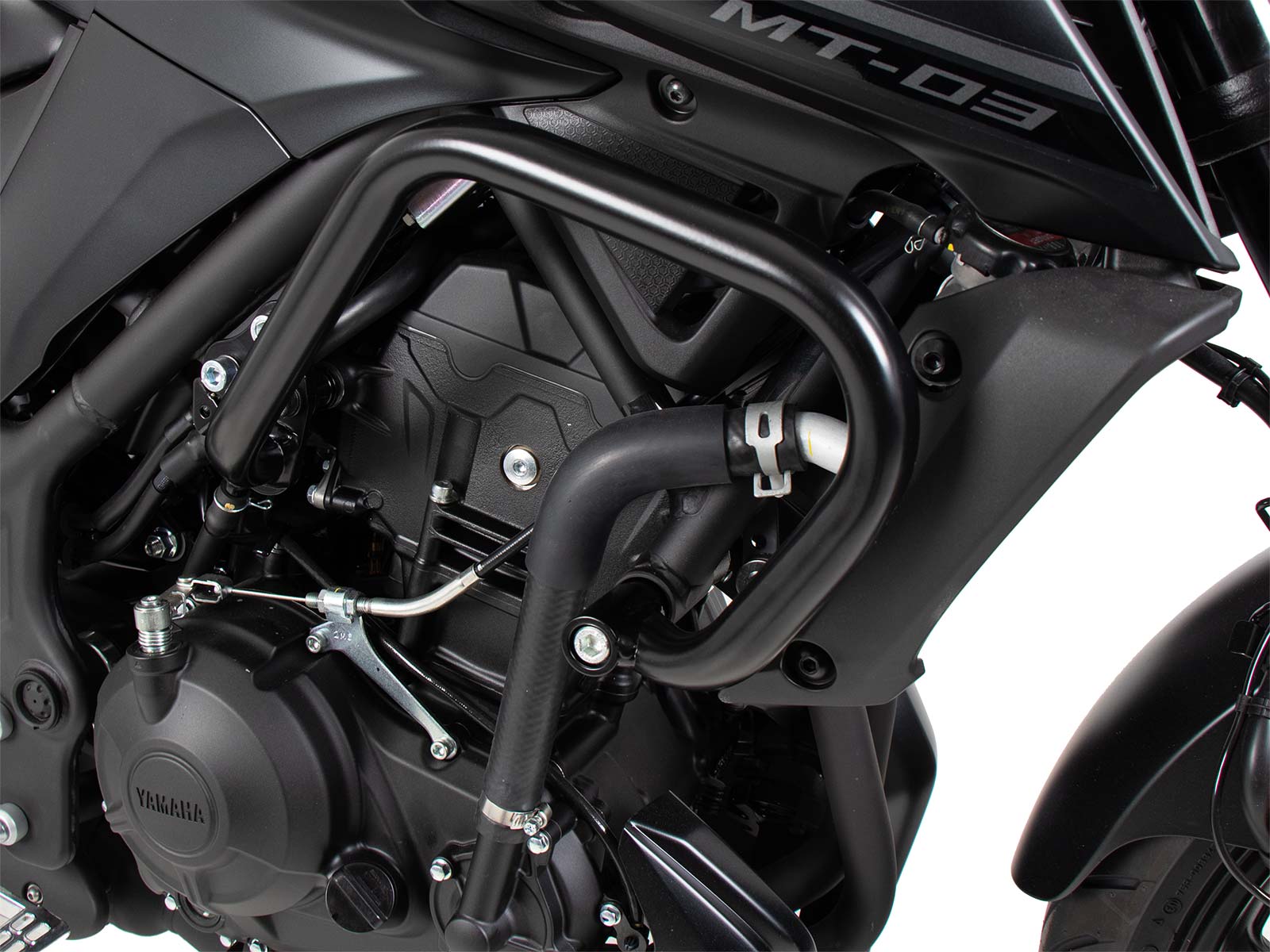 Motorschutzbügel schwarz für Yamaha MT-03 (2020-) (Bitte ihr Baujahr angeben!)