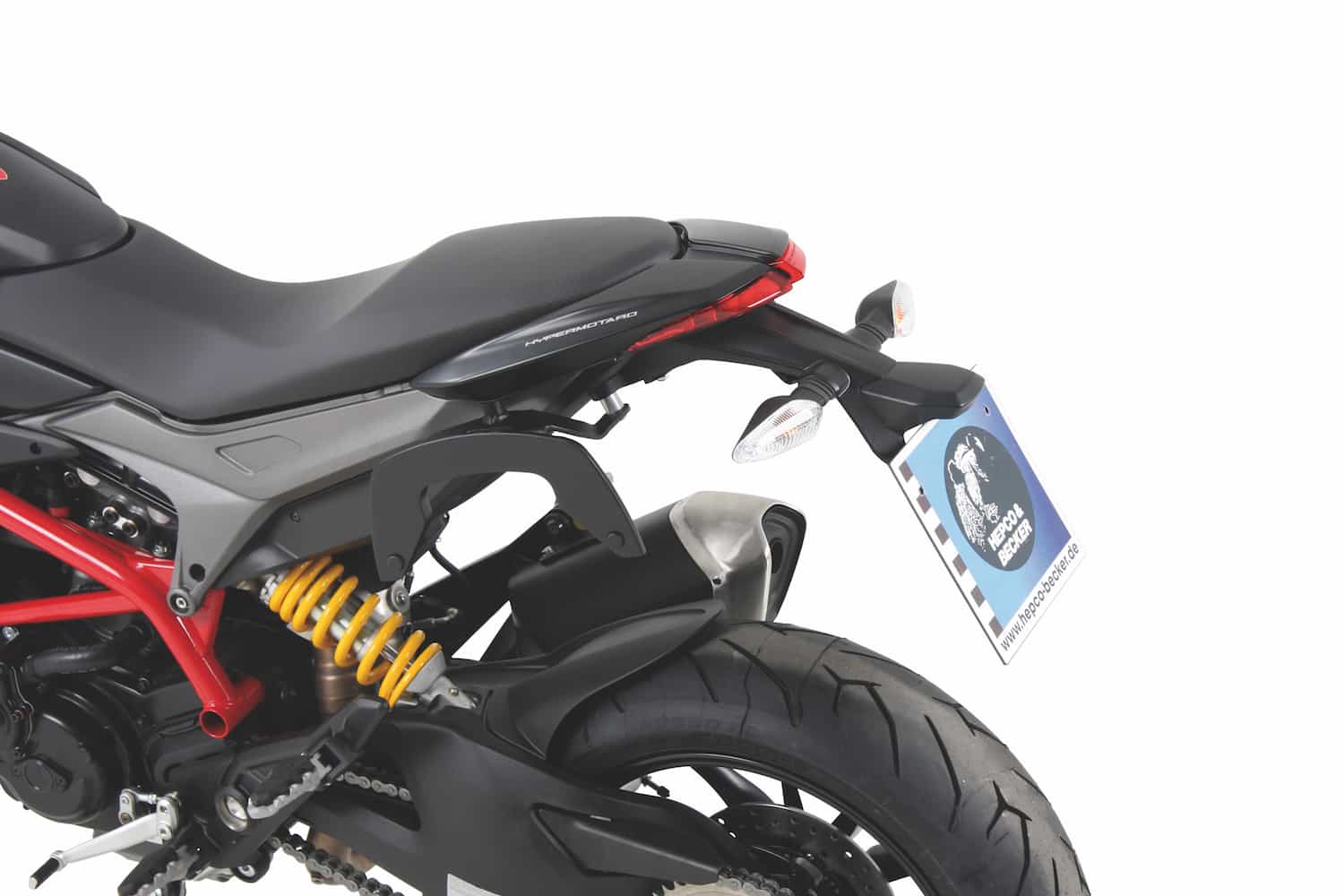 C-Bow Seitenträger schwarz für Ducati Hypermotard 939/SP (2016-2018)
