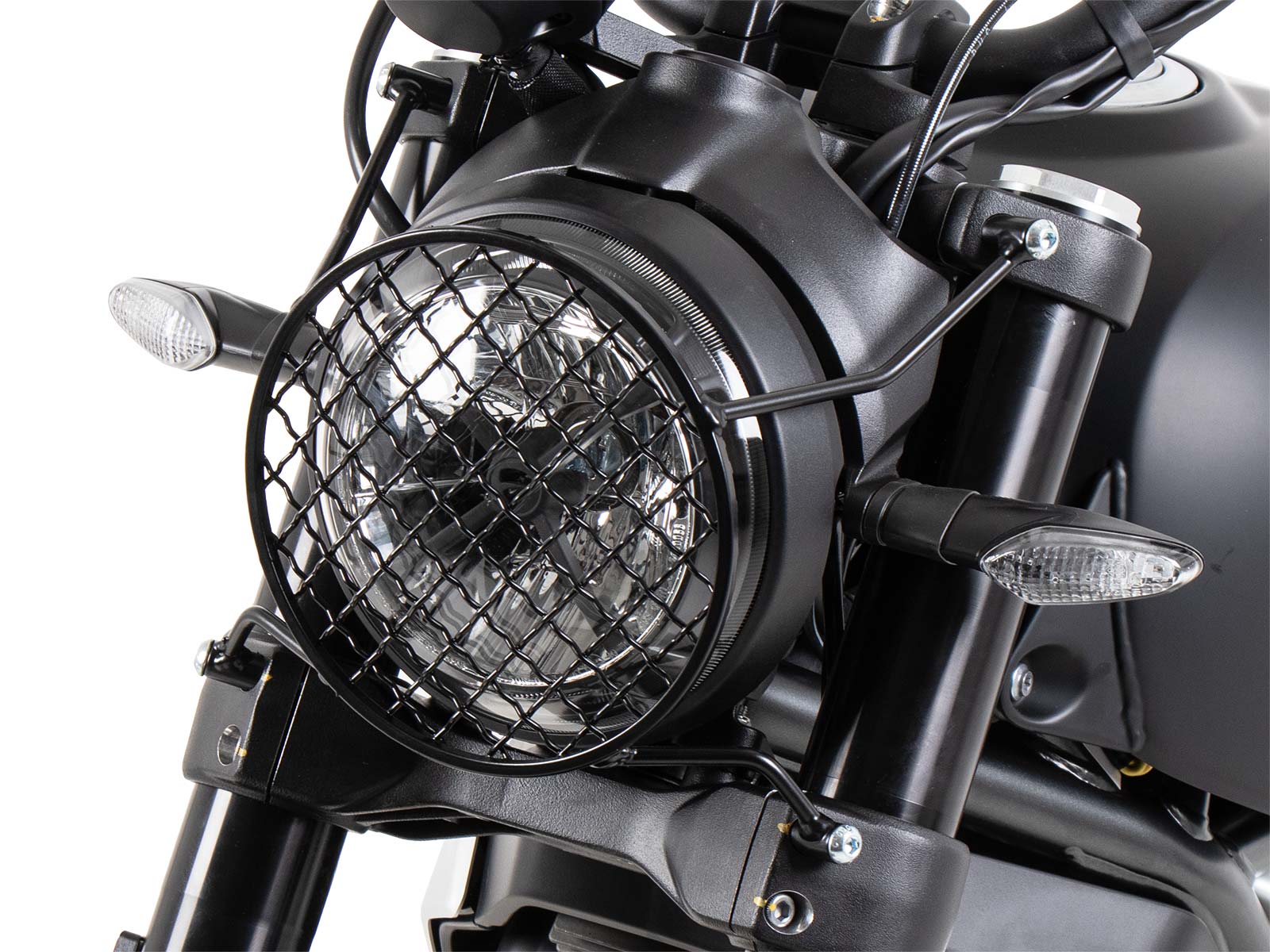 Lampenschutzgitter schwarz für Ducati Scrambler 1100 Dark Pro/Pro/Sport Pro (2021-)