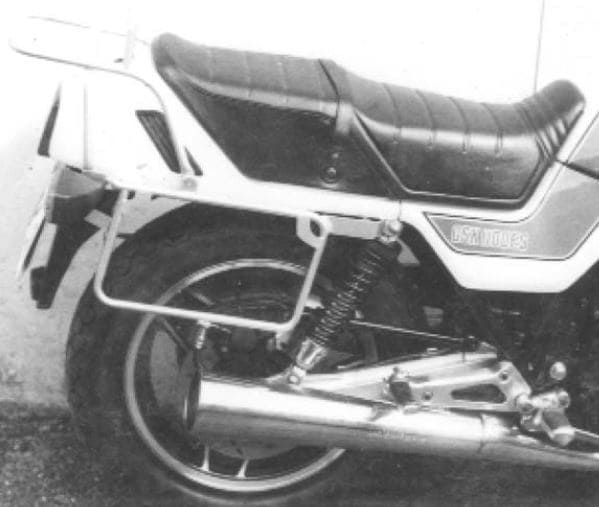 Komplettträgerset (Seitenkofferträger und Rohrgepäckbrücke Topcaseträger) schwarz für Suzuki GSX 1100 ES (1984-1987)